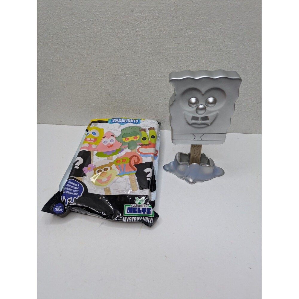 SpongeBob SquarePants CHASE Chrome Popsicle Rare Vinyl Figure Culturefly Meltz